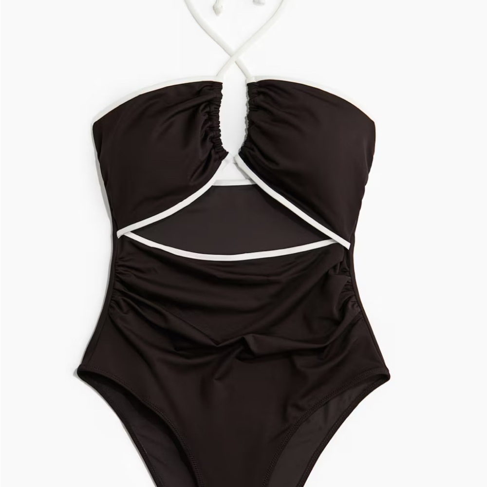 H&M Black and White One Piece Swimsuit